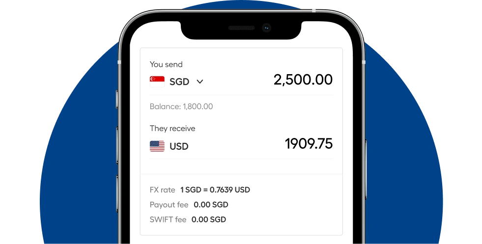 Transparent rates screenshot from app